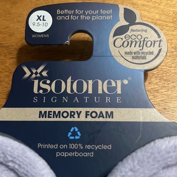 NWT Isotoner Womens Slip-On Slippers Size 9.5-10 - Picture 5 of 6